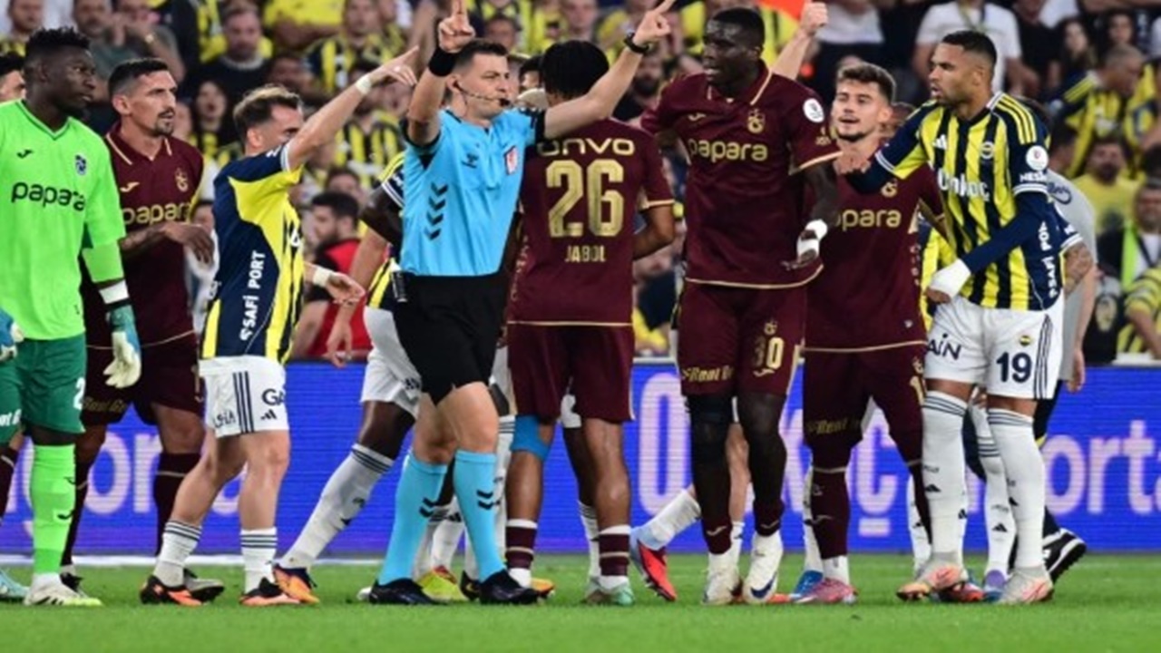 İptal edilen gol için hakem yorumları! Trabzonspor kırmızı kart görmüştü