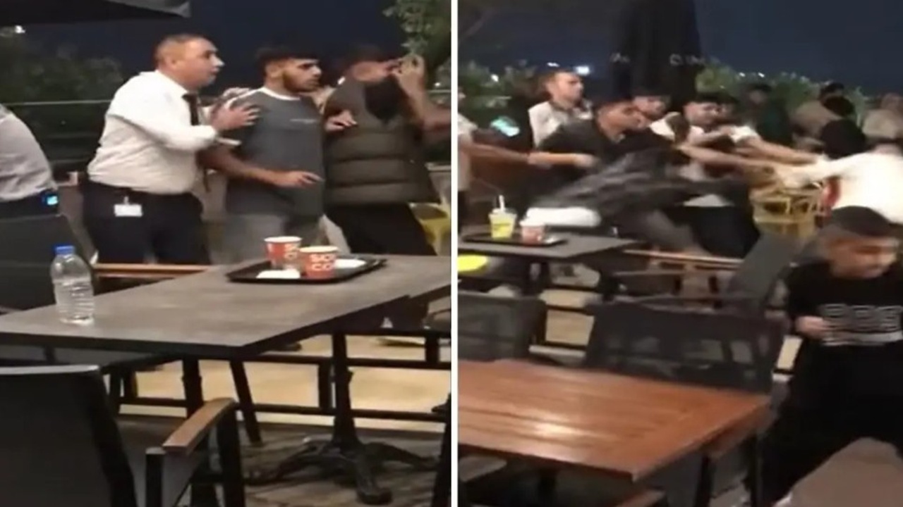 Adana’da AVM’de meydan savaşı! İki grup birbirine girdi