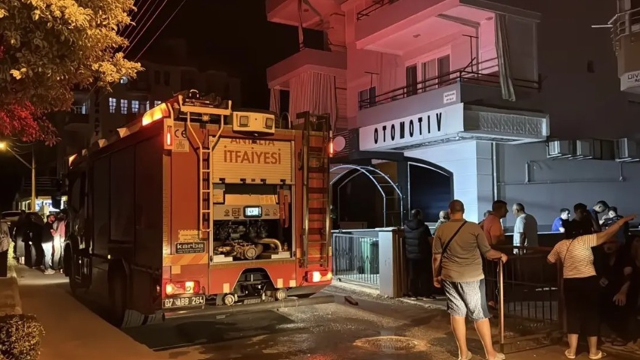 Alanya’da yangın: 72 yaşındaki adam hayatını kaybetti, eşi yaralandı