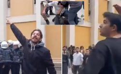 Ankara Üniversitesi’nde gerginlik: Karşıt görüşlü öğrenciler yine karşı karşıya geldi