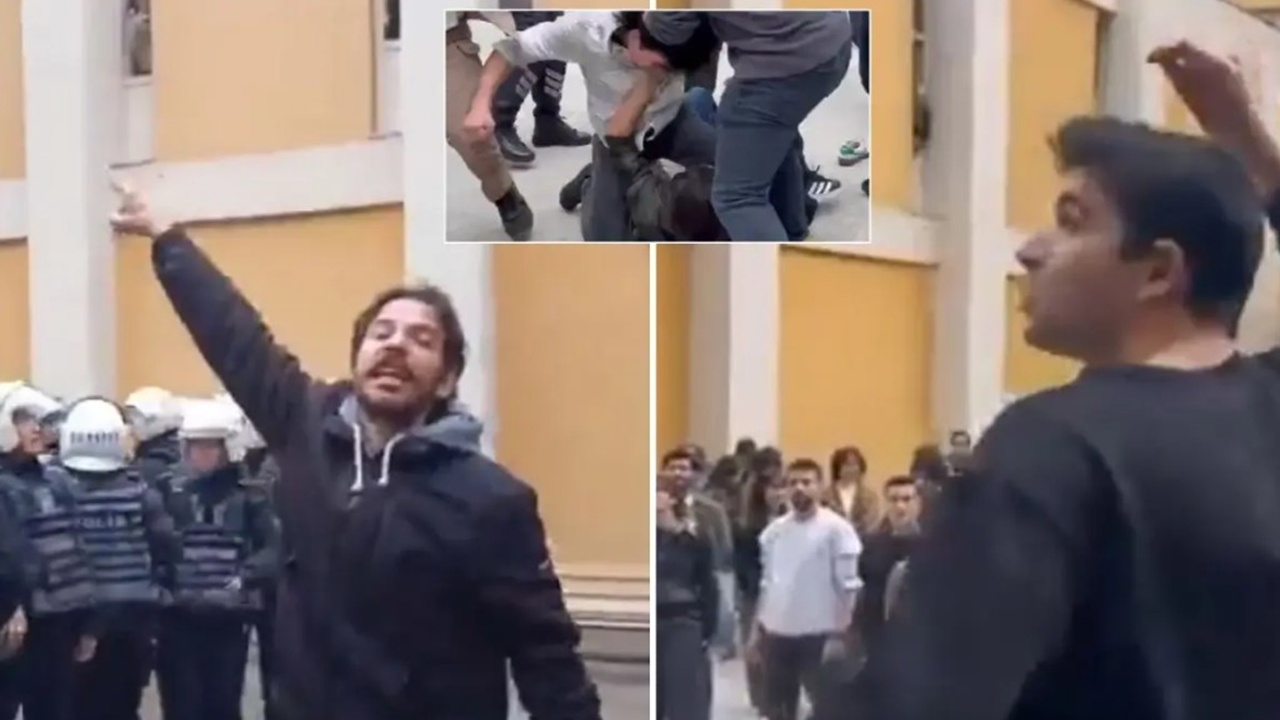 Ankara Üniversitesi’nde gerginlik: Karşıt görüşlü öğrenciler yine karşı karşıya geldi