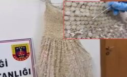 Gelinliklerle uyuşturucu kaçakçılığı! Kayseri’de şaşırtan operasyon