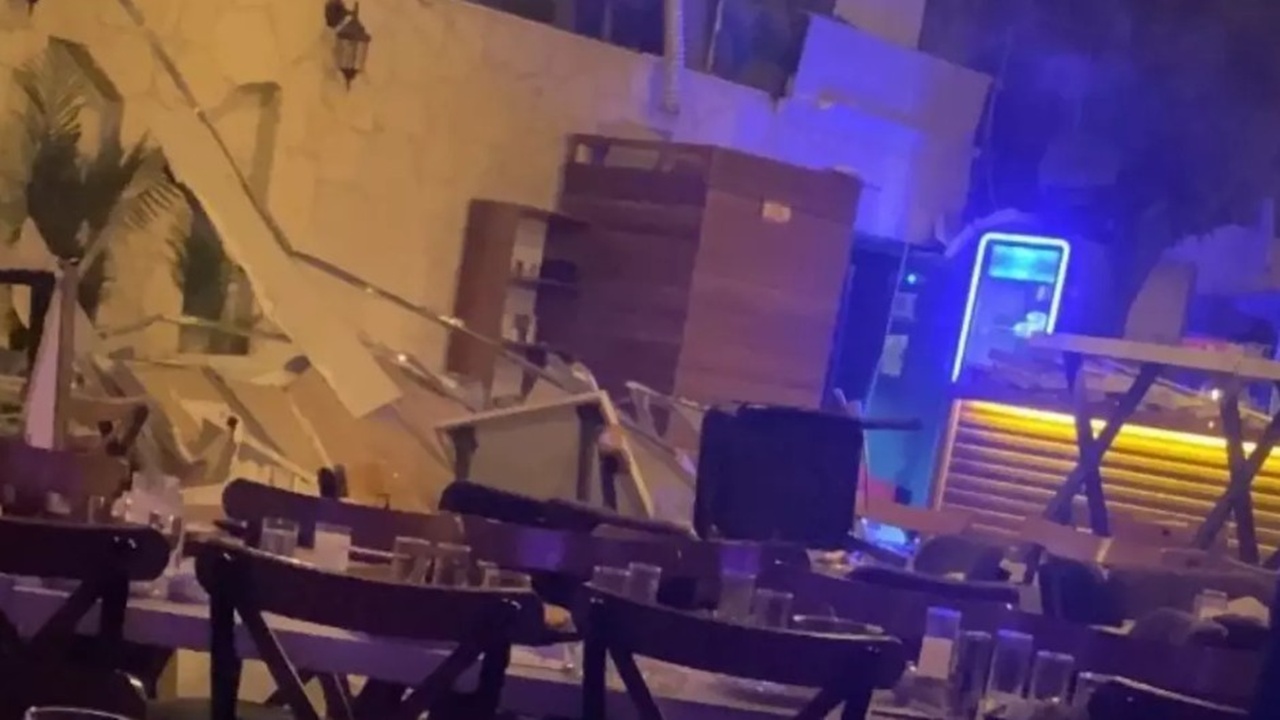 İzmir’de eğlence mekanında tavan çöktü: 6 kişi yaralandı