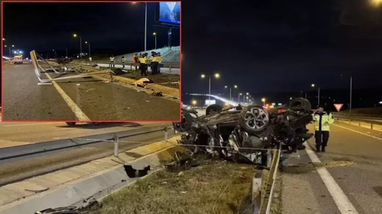 Kuzey Marmara otoyolu savaş alanına döndü: 2 ölü, 5 yaralı