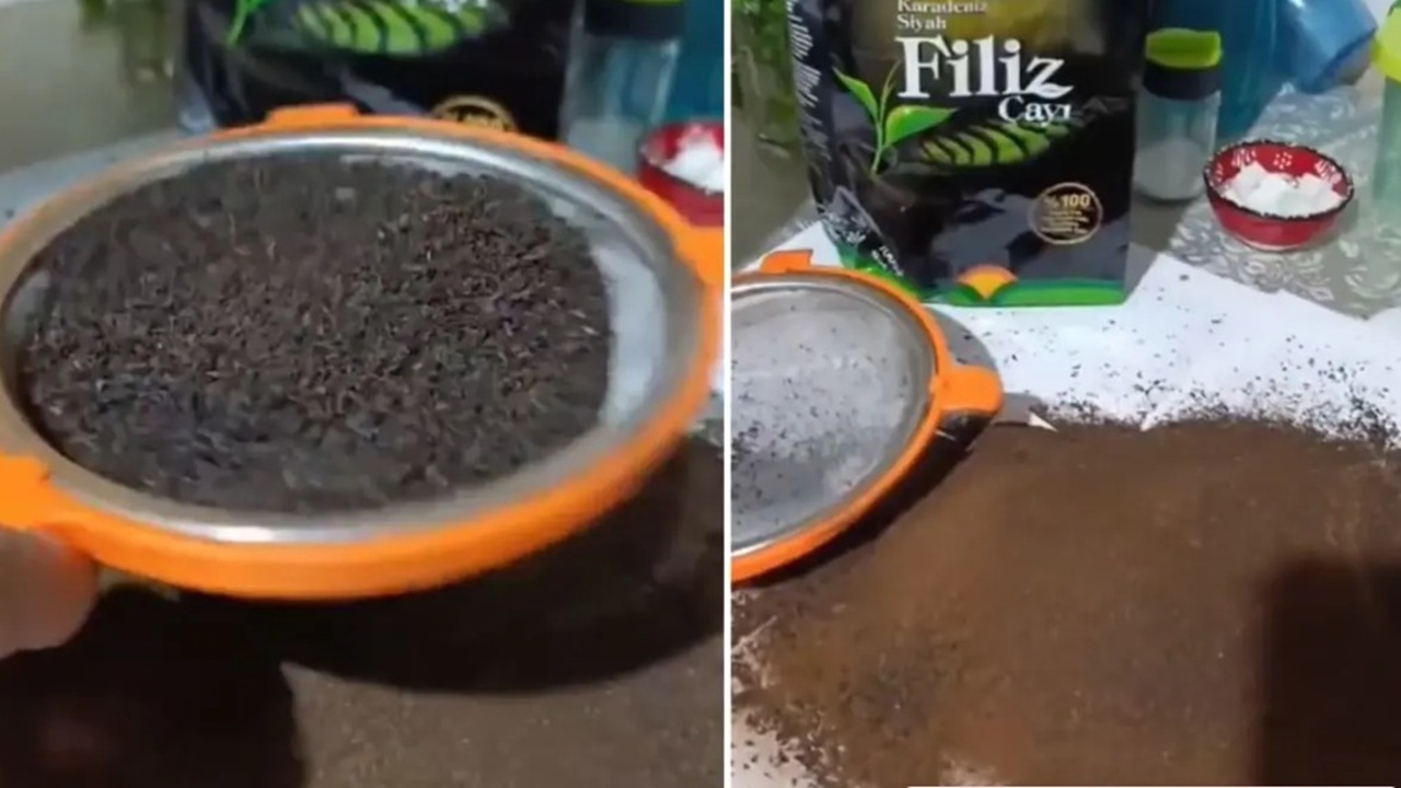 Marketten aldığı çayı eleyince şoke oldu: “Bize çamur içiriyorlar”
