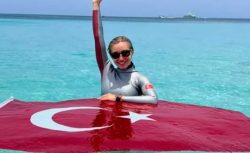 Şahika Ercümen Gazze için yeni rekorunu kırdı! Dayanışma mesajı takdir topladı