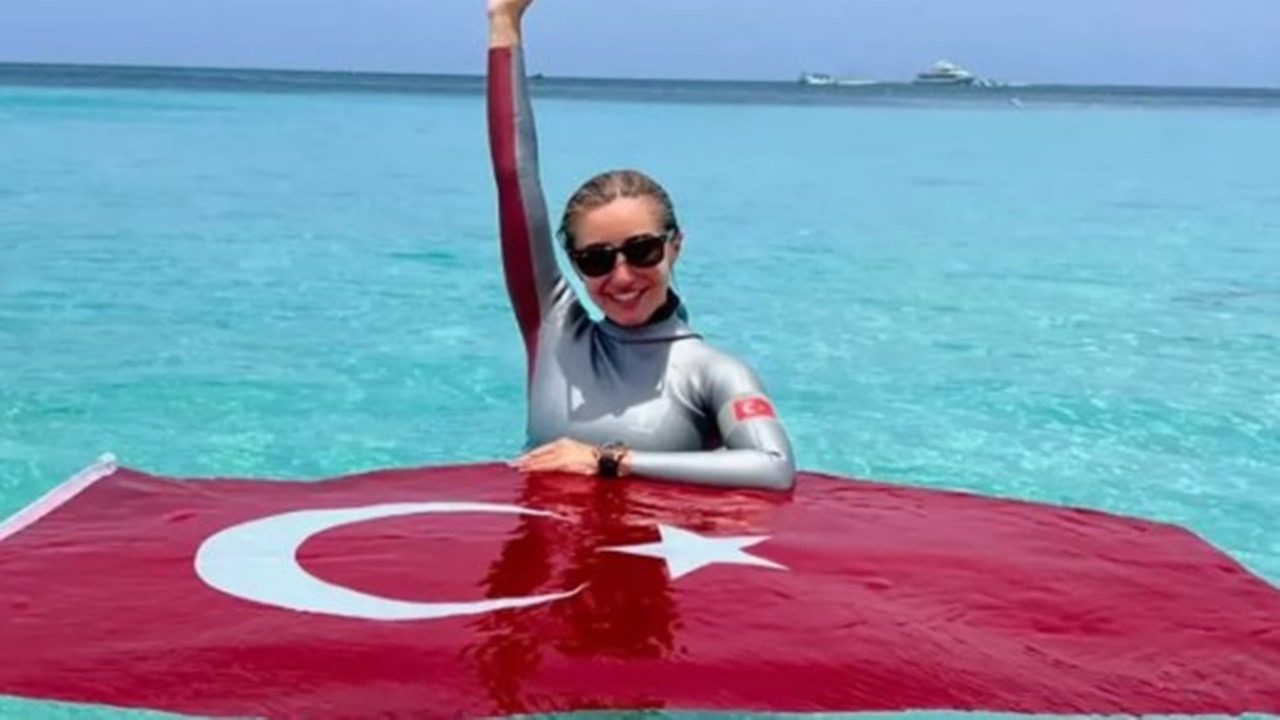 Şahika Ercümen Gazze için yeni rekorunu kırdı! Dayanışma mesajı takdir topladı