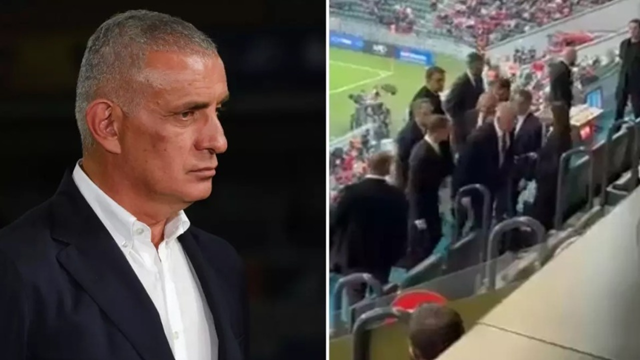 TFF Başkanı Hacıosmanoğlu protokolde çıldırdı! Protokolü terk etti, Erdoğan gelince geri döndü