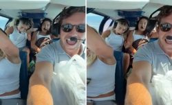 Uçakta korku dolu anlar! Pilotun ani manevrası ailesini havada uyandırdı